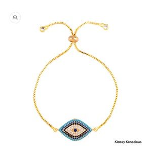 Gold Evil Eye Bracelet “Create”